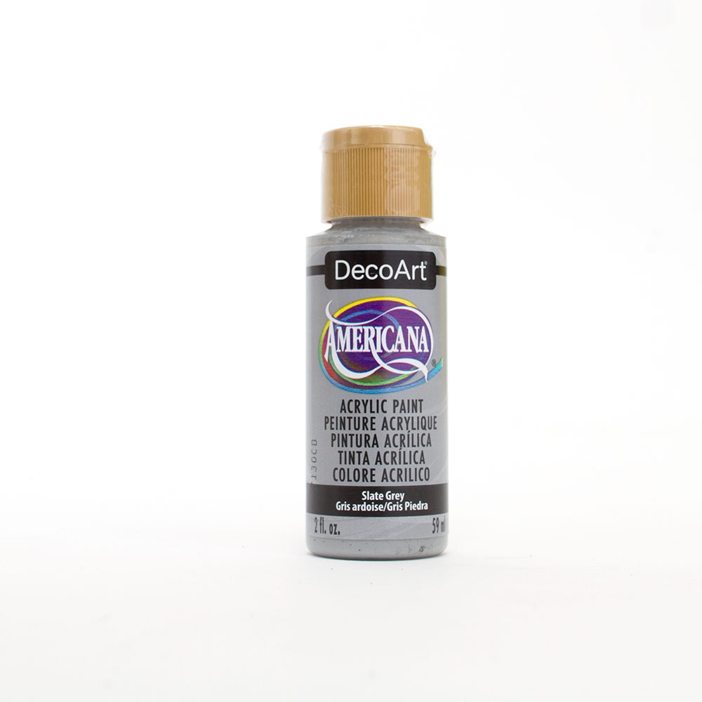 DecoArt, Acrylic, Art & School, Americana, 2 ounce, 30369, Slate Grey